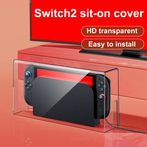 Dustproof Protective Case for Nintendo Switch 2 Game Console Transparent Acrylic Dock Dust Cover For NS Switch Oled Accessories