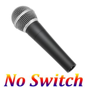 Switch / Without Switch Metal Cardioid Dynamic Wired Microphone Professional Microphone for Karaoke BBOX Recording Vocal Singing