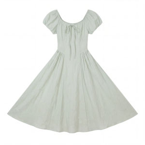 Luxurious Niche Short Height Suitable Womens Dress for Autumn