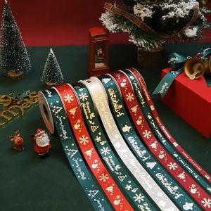 Ruy Băng Noel Giáng Sinh Decor Gói Quà 25cm*25m