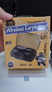 【ส่งเร็วกทม】หูฟังบลูทู V5.3 SANMax ทรงM10 การอัพเกรดแบรนด์คุณภาพเสียงที่ดีขึ้น มาพร้อมของขวัญ