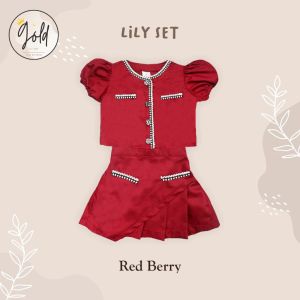 LILY SET - SETELAN ROK ANAK PEREMPUAN Usia 1-10th