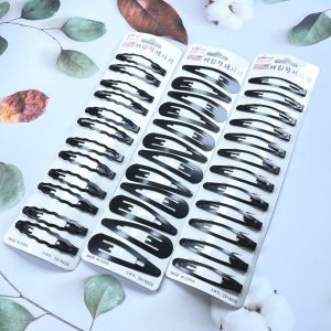 กิ๊บติดผมสีดำ ทรงพื้นฐาน ทรงเรียบง่าย กิ๊บติดผมหน้าแบน กิ๊บติดผมแบบมีขอบ กิ๊บติดผมแบบสายเดี่ยว กิ๊บติดผมแบบ BB