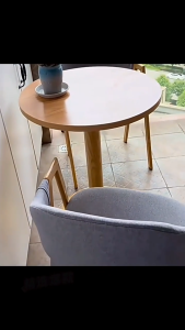 Simple And Modern Receptionnegotiation Table And Chair Combination Leisure Coffee Shop Milk Tea Shop Small Apartment Balcony Small Round Table