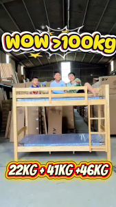 Giường Tầng Gỗ Thông Xuất Khẩu Cao Cấp – Bền Đẹp An Toàn Chuẩn Quốc Tế
