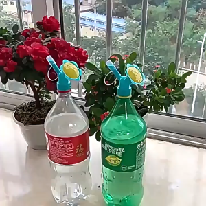 หัวรดน้ำขวด PET หัวฉีดรดน้ำอเนกประสงค์ หัวรดน้ำต้นไม้จิ๋ว บัวรดน้ำแบบพกพา