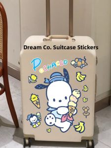 Adorable Cartoon Pachat Dog Luggage Sticker New Model Waterproof Travel Suitcase Decorative Decal for Handbag And Durable Bag
