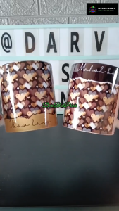 COUPLE MUG WITH BOX CUSTOMIZED PERSONALIZED CAN ADD NAME OR LOVE ENDEARMENT