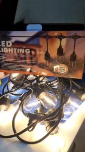 ไฟระย้า พร้อมใช้งาน ยาว 5 เมตร มี 10 หลอด และยาว 10 เมตร มี 20 หลอด S14 ตกไม่แตก เสียบไฟ บ้านใช้งานได้ ราคาที่สุด