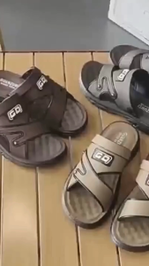 Sandal Pria kulit ANTI PUTUS Terbaru MK 30 Sendal Pria Cowok Kasual Japit Slop Untuk Santai