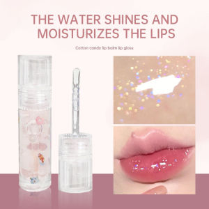 Lip Oil Crystal Lip Glaze Lip Gloss Lip Glow Lipgloss Transparant Lip Plumper Melembabkan Waterproof Long Lasting Lip Care-🌹Tamia