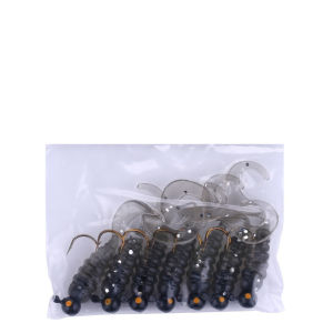 7 Chiếc Nhiều Màu 50 Mm Silicone Giun Mồi Mềm Có Móc 2.6G Wobblers Mồi Câu Cá Cho Cá Chép Zander Cao Su Nhân Tạo Jig