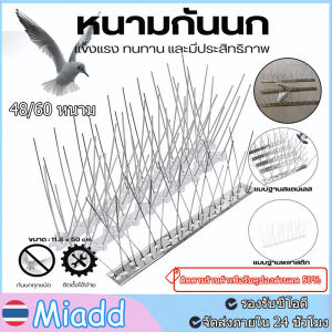 [พร้อมส่ง]หนามไล่นก ไล่นกพิราบ หนามกันนก กันนกเกาะ  ยาวเส้นละ 50 ซม. หนาม 30 คุ่ อุปกรณ์ไล่นก ที่ดักนก กันนกพิราบ Bird Spikes อุปกรณ์ไล่นกทำรัง ทนทาน Bird Spikes