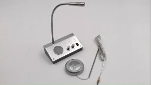 【1~3 Days Delivery】2 Way Window Intercom Speaker System Inter communication Mike for Office/Bank Counter/Ticket Booth/Station/Restaurant/Store/Shop Talk Through Glass