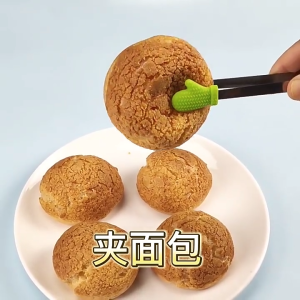 Cute Food Tongs Silicone Cute Serving Tong Hand Shape Serve Clip Kitchehnware Ice Cube Coffee Sugar Tools Penyepit Makanan 可爱食物夹