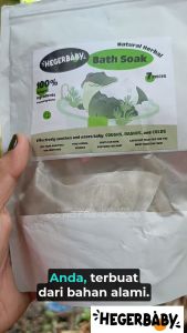 Hegerbaby Ramuan Bath Bayi Herbal - Formula 100% Alami Untuk Meningkatkan Kekebalan Anak Anda, Meredakan Gejala Pilek dan Mengobati Ruam