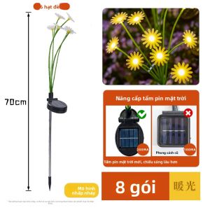 BEAUTY IN THE LIGHT | Đèn Sân Vườn Tạo Không Khí Lavender LED Chống Nước Dùng Ngoài Trời cho Giáng Sinh