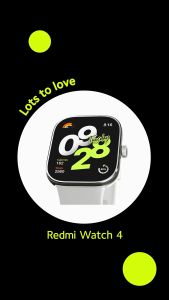 Xiaomi Redmi Watch 4 1.97 inch AMOLED Support Bluetooth Call Smartwatch