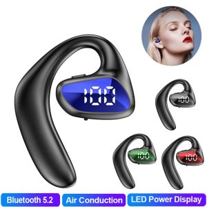 YOVONINE ชุดหูฟังบลูทูธใน YX08 5.0tws ที่หนีบหูข้างเดียวลดเสียงสเตอริโอเคลื่อนไหวหูฟังไร้สายขนาดเล็กแบบสัมผัส