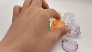 Pot Cream Diamond 5gr|10gr / Tempat Cream Mini Bulat Serbaguna / Pot Cream Wadah Tempat Kosmetik Portable