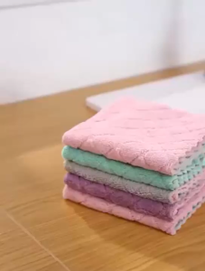 YTL 🎇🎇ผ้าเช็ดโต๊ะซับน้ำ ผ้าอเนกประสงค์ เช็ดโต๊ะ ขี้ริ้ว เช็ดจาน ทำความสะอาด ซึมซับน้ำได้ดี  10/30/50แผ่น 25x25cm