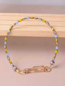 Ultra-Thin Premium Glass Phone Chain Key Ring Bag Charm Accessory Versatile Universal Design for Mobile Phones And Accessories