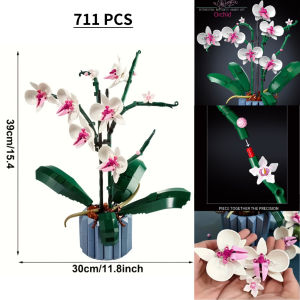Orchid Bouquet Block flower Potted Building Blocks Sets  10311 Compatible With Legoed Particles Suitable For Christmas Gifts