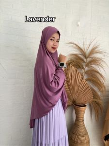 Hijab Bergo Malaysia Jumbo Pet dagu anteum