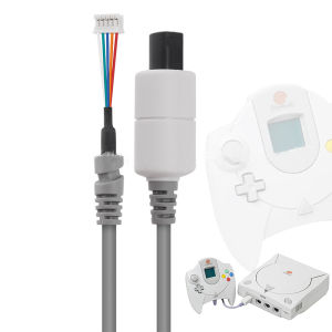 Cable for SEGA Dreamcast DC128 Gamepad Extentsion Cord Game Console Controller Connection Wire for Joystick Replacement Cable