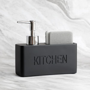 Modern Kitchen Soap Dispenser Set: Liquid Hand Soap & Pump Bottle Brushes\\n\\n What Is a Modern Kitchen Soap Dispenser Set?\\n\\nA modern kitchen soap dispenser set is a convenient and stylish solution for keeping your kitchen clean and hygienic. This set typically includes essential components such as a liquid hand soap dispenser and pump bottle brushes, designed to enhance your cleaning experience while seamlessly integrating into your kitchen decor.\\n\\n Essential Components\\n\\nThe modern kitchen soap dispenser set consists of two primary components:\\n\\n* Liquid hand soap dispenser: A stylish and functional container designed to hold and dispense liquid hand soap.\\n* Pump bottle brushes: These are specially designed cleaning tools used to maintain the cleanliness of your pump bottles and ensure optimal performance.\\n\\n Benefits of Using a Modern Kitchen Soap Dispenser Set\\n\\nUsing a modern kitchen soap dispenser set offers numerous benefits, including:\\n\\n* Improved hygiene: A dedicated soap dispenser encourages proper handwashing, reducing the spread of germs and bacteria.\\n* Enhanced aesthetics: These sets often feature sleek designs that complement any kitchen style, adding a touch of sophistication to your space.\\n* Easy maintenance: With pump bottle brushes included, maintaining the cleanliness of your dispenser becomes a breeze.\\n\\n How to Choose the Best Modern Kitchen Soap Dispenser Set\\n\\nSelecting the right modern kitchen soap dispenser set requires careful consideration of various factors. Here are some guidelines to help you make an informed decision:\\n\\n Considerations for Liquid Hand Soap Dispensers\\n\\nWhen choosing a liquid hand soap dispenser, consider the following aspects:\\n\\n* Capacity: Ensure the dispenser can hold enough soap to meet your household's needs.\\n* Material: Opt for durable materials like stainless steel or high-quality plastic to ensure longevity.\\n* Design: Select a dispenser that complements your kitchen's aesthetic and is easy to use.\\n\\n Evaluating Pump Bottle Brushes\\n\\nTo find the perfect pump bottle brushes, take these factors into account:\\n\\n* Compatibility: Verify that the brushes fit your specific pump bottles and are effective at cleaning them.\\n* Durability: Look for brushes made from sturdy materials that can withstand repeated use.\\n* Ease of use: Choose brushes that are easy to handle and maneuver inside the pump bottles.\\n\\n How to Use a Modern Kitchen Soap Dispenser Set\\n\\nTo get the most out of your modern kitchen soap dispenser set, follow these guidelines:\\n\\n Proper Maintenance and Cleaning\\n\\nRegular maintenance is crucial to keep your soap dispenser set functioning optimally. Here are some tips:\\n\\n* Clean the dispenser regularly to prevent bacterial growth and maintain hygiene.\\n* Use pump bottle brushes to clean the inside of the dispenser and remove any soap residue.\\n* Replace the soap refill when necessary to ensure consistent performance.\\n\\n Maximizing the Lifespan of Your Modern Kitchen Soap Dispenser Set\\n\\nTo extend the life of your modern kitchen soap dispenser set, adhere to these best practices:\\n\\n* Store the set in a dry, cool place when not in use.\\n* Handle the components gently to avoid damage.\\n* Follow the manufacturer's instructions for care and maintenance.\\n\\n Modern Kitchen Soap Dispenser Set Accessories: Scrubbers & Holds and Stores Sponges\\n\\nTo enhance your cleaning experience, consider incorporating accessories like scrubbers and sponges that hold and store sponges into your modern kitchen soap dispenser set.\\n\\n Enhancing Your Cleaning Experience\\n\\nThese accessories can significantly improve your cleaning routine by providing:\\n\\n* Easy access to cleaning tools: Hold and store sponges keep your cleaning supplies organized and within reach.\\n* Improved hygiene: Scrubbers help remove stubborn dirt and grime from surfaces, promoting a cleaner kitchen environment.\\n\\n Best Practices for Storing Sponges and Scrubbers\\n\\nTo maintain the cleanliness and longevity of your sponges and scrubbers, follow these guidelines:\\n\\n* Store them in a dry place to prevent bacterial growth.\\n* Replace sponges regularly to ensure optimal cleaning performance.\\n* Clean scrubbers after each use to remove any residue.\\n\\nBy incorporating a modern kitchen soap dispenser set into your cleaning routine, you can enjoy a more efficient, hygienic, and aesthetically pleasing kitchen experience. Remember to choose the right components, maintain them properly, and consider accessories that enhance your cleaning experience.\"