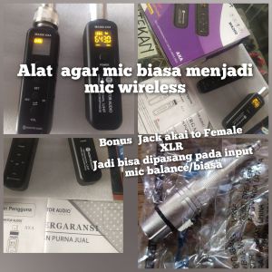 alat agar mic biasa menjadi mic wireless