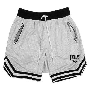 2026 EVERLAST Fitness Sports Basketball Shorts Mens Summer Casual Loose Breathable Mesh Shorts Fashion Hip Hop Sweatpants