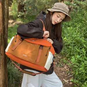 Large Capacity Short Trip Carry-On Bag Sporty Casual Leisure Fitness Bag with Pull Rod for Young Men And Women