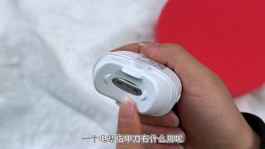 Electric Nail Trimmer USB Rechargeable with LED Light Secure Grip & Safety Protectors Compact & Portable for Adults & Babies [In Stock]