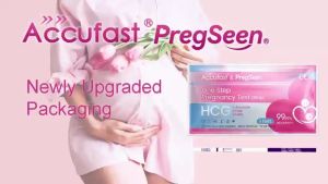 50Pcs UPT ACCUFAST ชุดทดสอบการตั้งครรภ์ก่อนวัยอันควรขั้นตอนเดียวความแม่นยำ 99.99%
