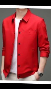 Áo khoác nam cúc bấm kiểu dáng đơn giản nhẹ nhàng sang chảnh H55