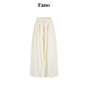 Fano | Quần Culottes Dễ Dàng Rộng Rãi Cho Phụ Nữ 3/4 Độ Dài Có Dây Thun
