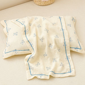 KAMONI | A Class Full Cotton Creased Gauze Pillowcase 30x50cm