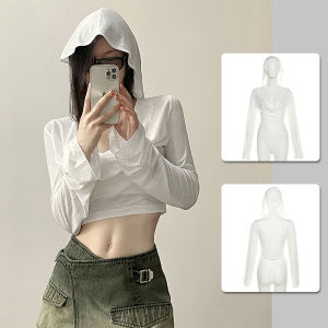 เสื้อแจ็คเก็ตมีฮู้ดสไตล์แจ๊สสไตล์อเมริกันสำหรับผู้หญิง แขนยาว ทรงเข้ารูป สีสันสดใส ฤดูใบไม้ผลิ 2023 จีนแผ่นดินใหญ่