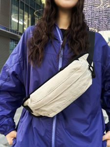 Túi Đeo Vai Nam Màu Trơn Thể Thao Túi Đeo Chéo Phong Cách Nhật Bản Túi Đeo Hông Thể Thao Đa Năng Túi Đeo Chéo Đa Năng