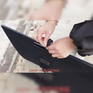 Solar Panel Portable Power Station Solar Panel With Battery Folding Portable Solar 100wusb Output Charging 12V Camping Support Fast Charging