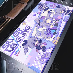 Silver Wolf LV.999 HSR Honkai Star Rail Large XXL Mouse Mat New Non-slip Keyboard Anime Girl Kawaii Mouse Pad PC Gaming Desk Mat