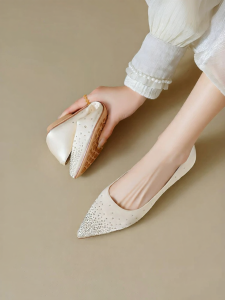 Reemoor | New Autumn Pointed Toe Low Cut Chunky Heel Comfortable Work Pumps