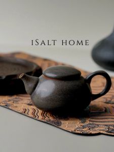 Retro Firewood Handmade Hawksbill Teapot Teacup Master Cup Pitcher Porcelain Kung Fu Tea Set Suit For Home Living Room