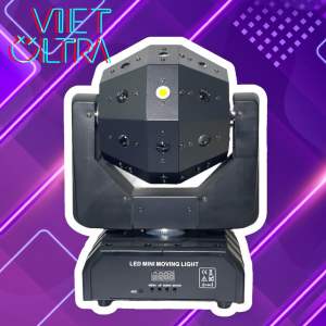 Đèn Moving 16 mắt 3 in 1 VIET ULTRA (Led Laser Chớp)