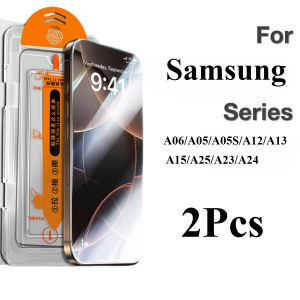 2Pc For Samsung Galaxy A15 A25 A24 A23 A12 A05 A06 A05S A13 A23 Screen Protector Film Tempered Glass Dust-Free Easy Installation