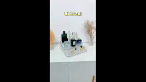 Transparent Multi-layer Cosmetic Display Rack Acrylic Ladder Skin Care Perfume Desktop Organizer