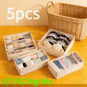Bra Underwear Storage Box Drawer Divider Panties Socks Storage Boxes Wardrobe Clothes Organizer Cabinet Drawers Separator Box