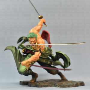 Bandai | New One Piece 10CM Figure Toys Anime GK Roronoa Zoro Three-blade Sa-maximum PVC Action Collection Figurine Model Doll Gift Kids