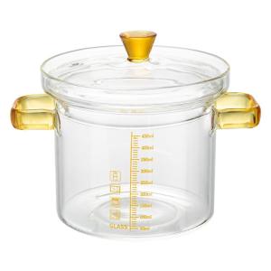 MODERN SWEETHOME | Glass Steaming Egg Bowl with Lid for Home and Baby Use